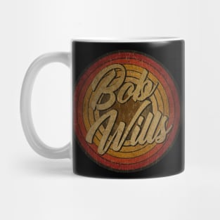 arjunthemaniac,circle vintage retro fadedBob Wills Mug